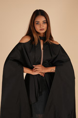 Black Kimono Style GownDSC09676 copy